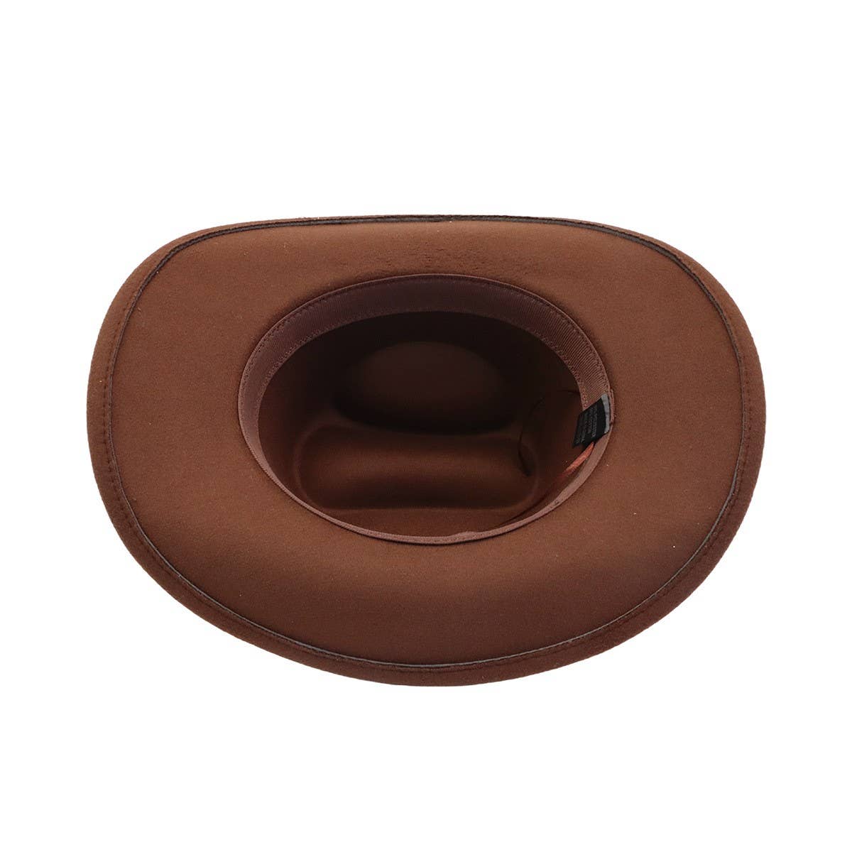 Festival White Felt Cowboy Hat with Sparkle Trim_CWAH04458