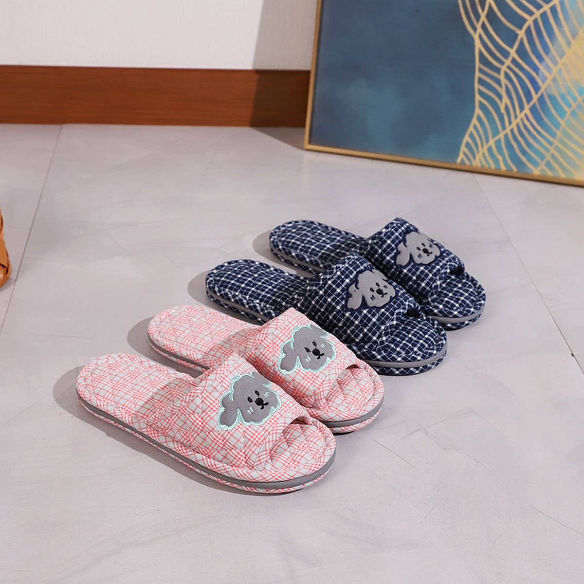 Cinnamoroll Cotton Floor Slippers 3-Layer