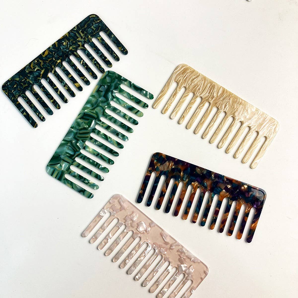 Tortoiseshell Acetate Comb Vintage Anti-Static