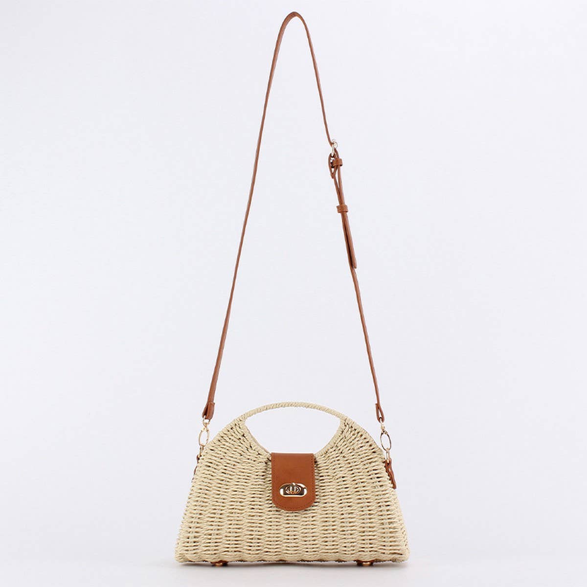 HIGH-END FASHIONABLE PAPER ROPE WOVEN BAG_CWAB4710
