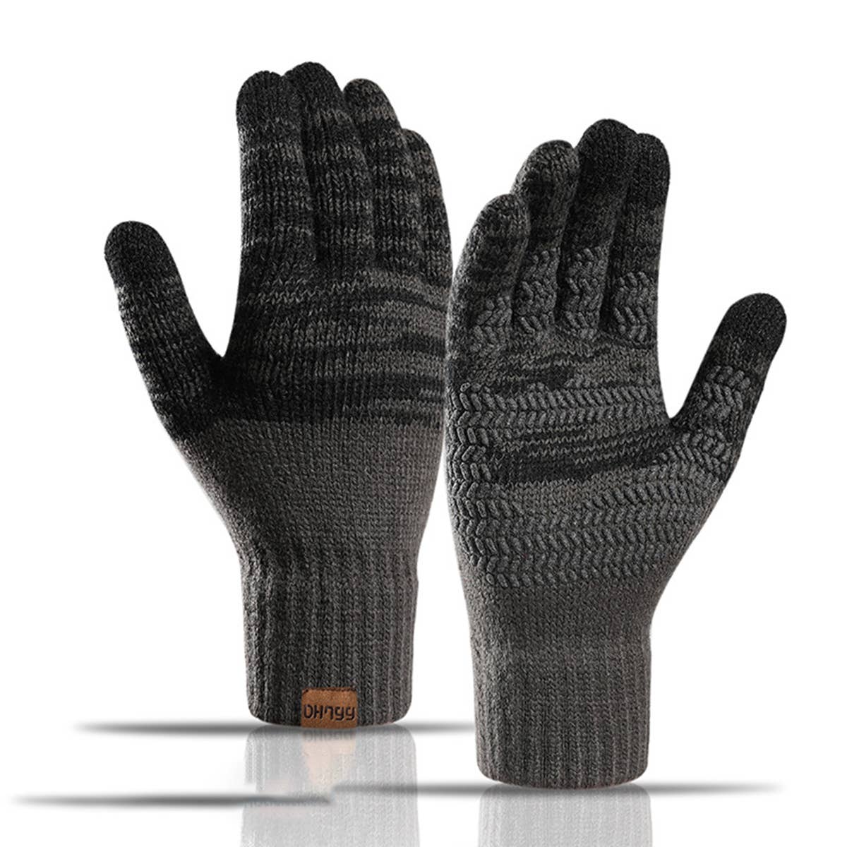 MEN'S COLORBLOCK OFFSET TOUCHSCREEN GLOVES
