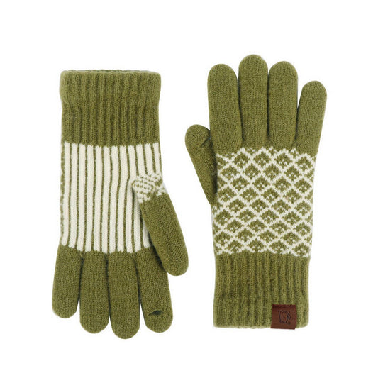 Self-Heating Knit Gloves ? Cute & Warm Design_CWAG0373