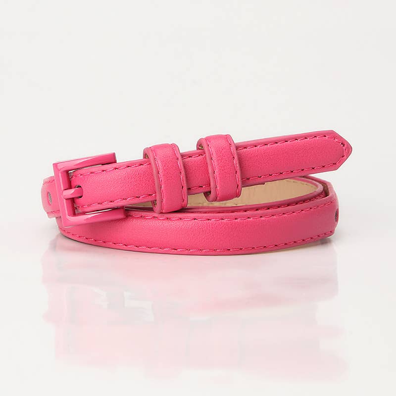 Fashionable versatile trendy dopamine women belt