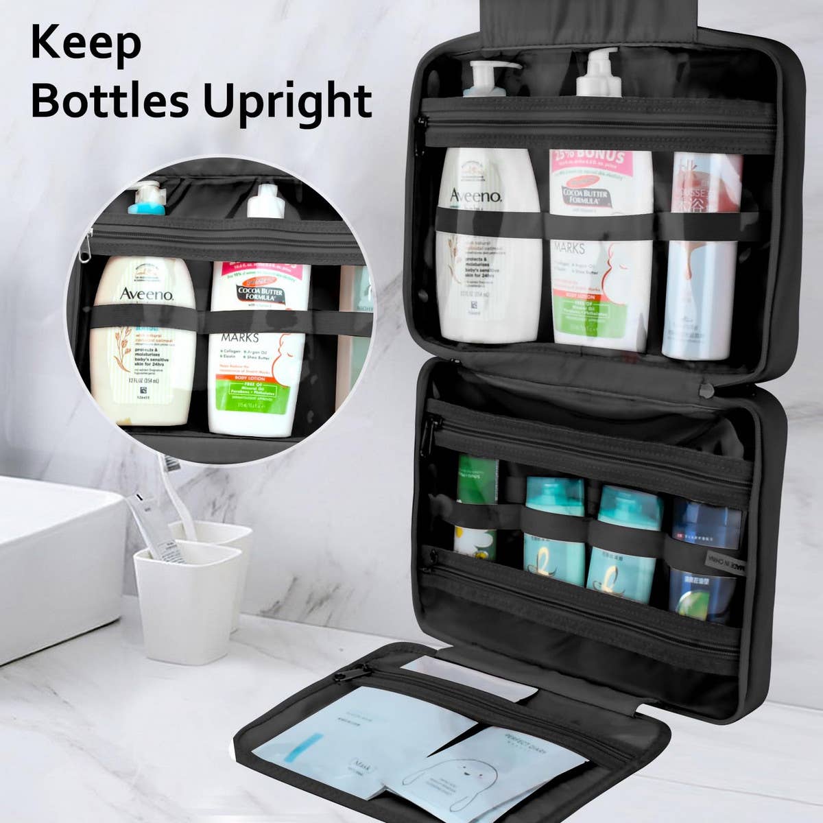 WATERPROOF TRAVEL TOILETRY BAG TRAVEL BAG_CWAB2367