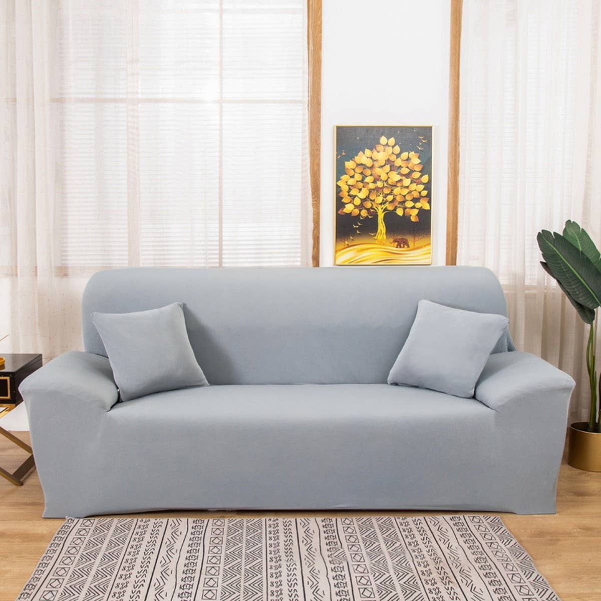 Stretch Sofa Cover, Nordic Style, All Seasons_CWMM8318