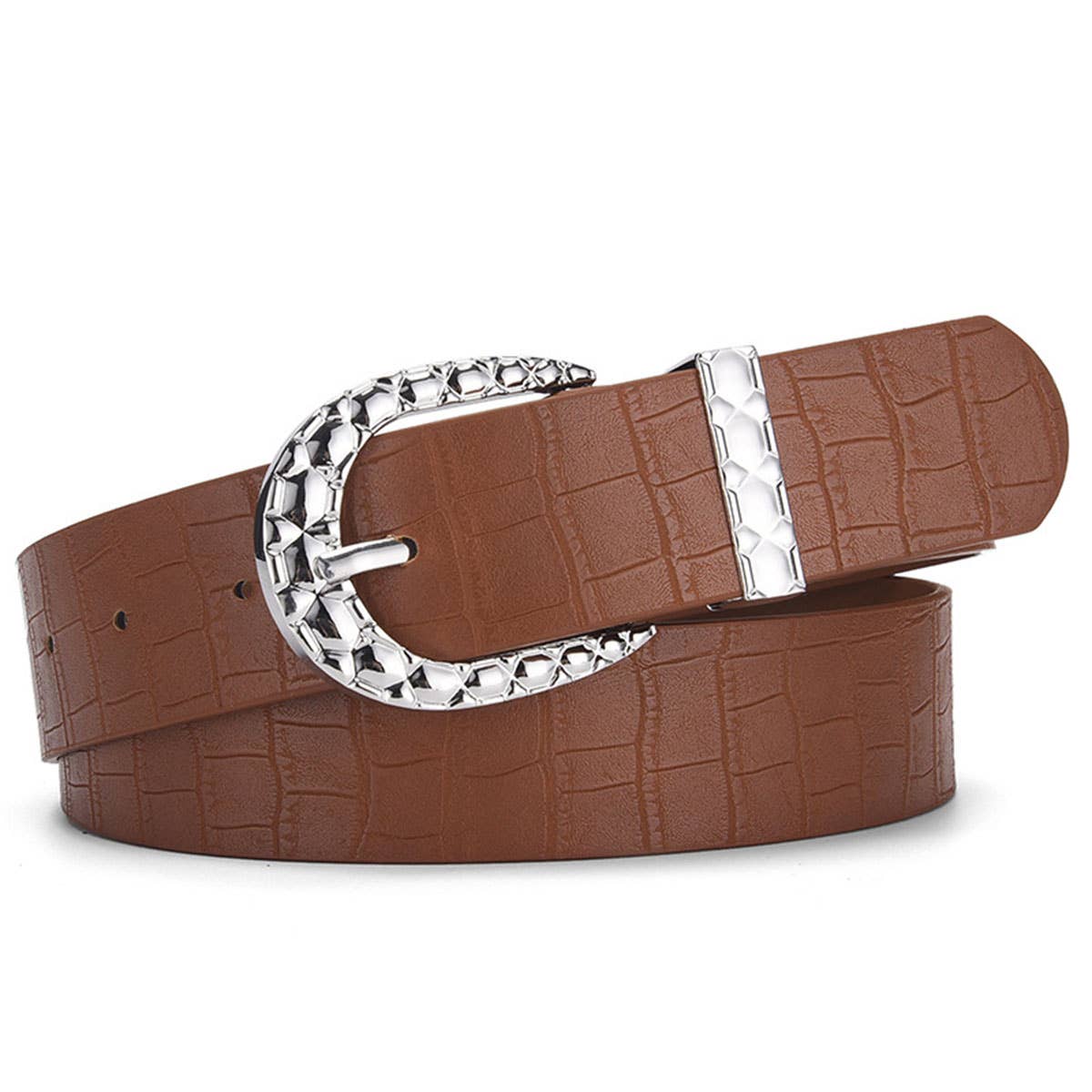 Oval buckle fashionable version trendy belt