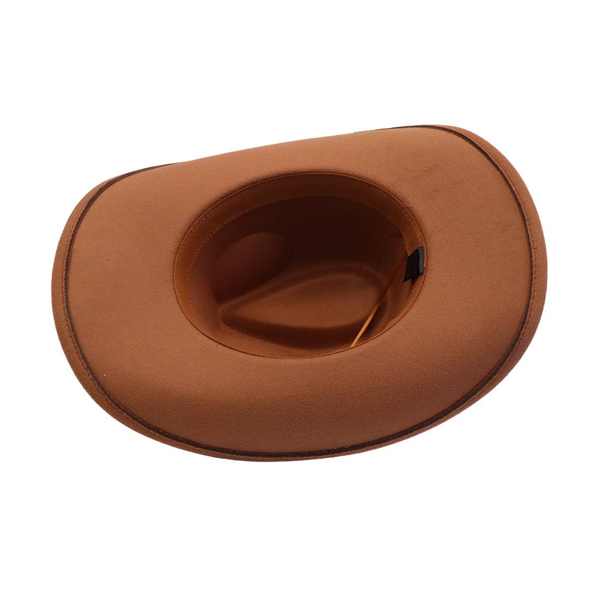 Western Ethnic  Felt Cowboy Fedora Hat_CWAH04405