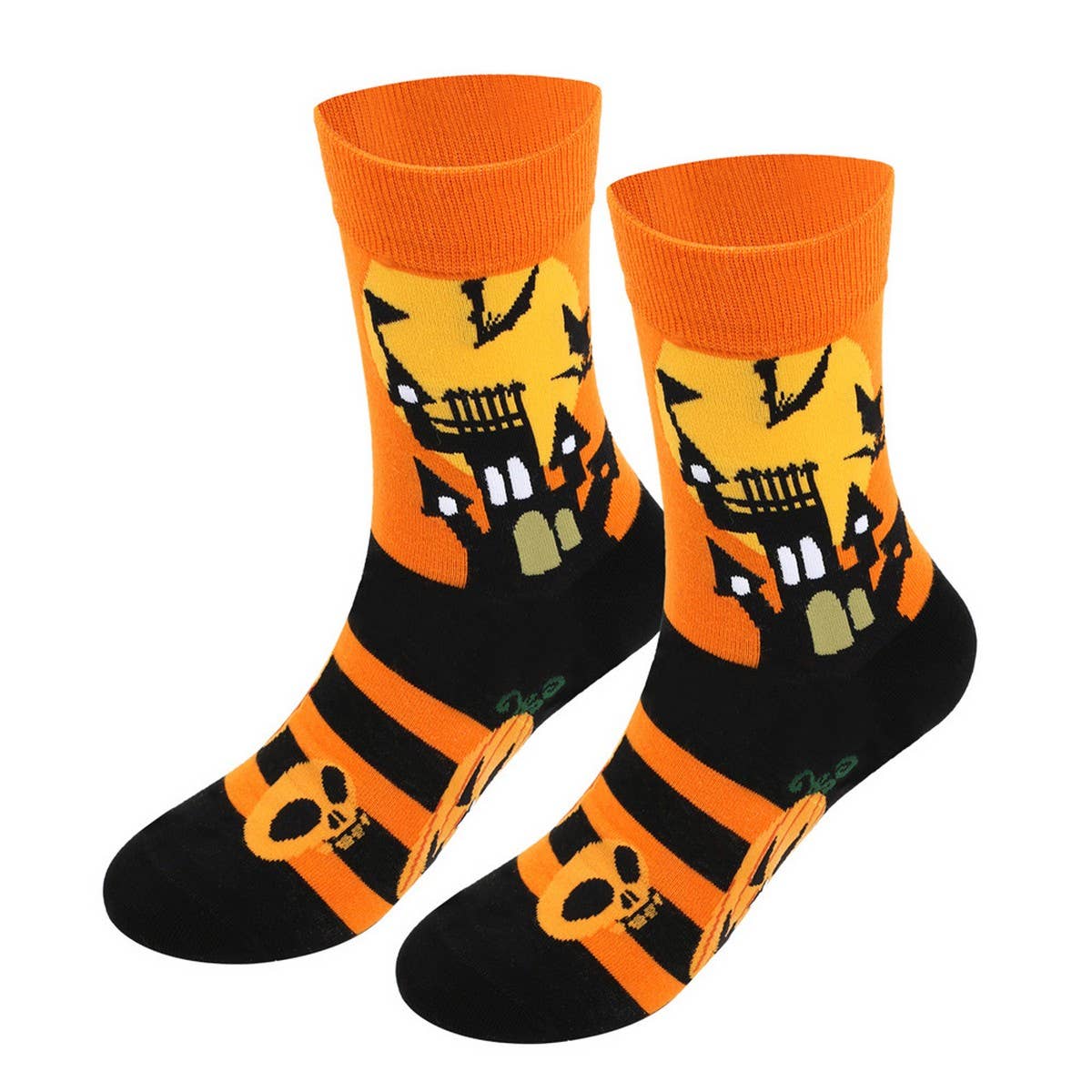 CWMS02720_HALLOWEEN PLUS SIZE CREW SOCKS
