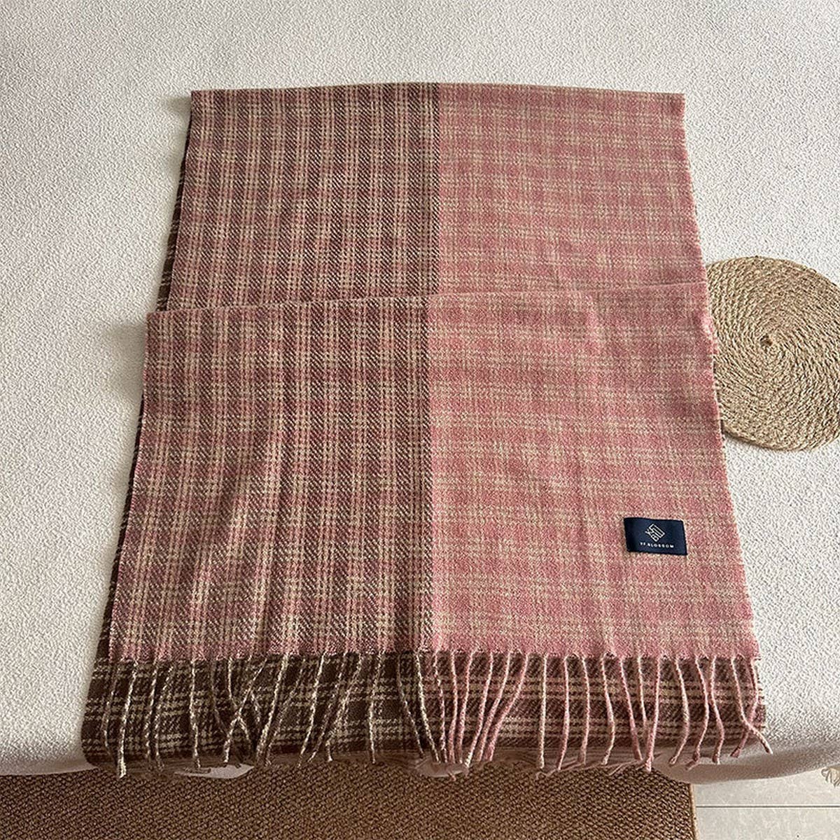 Vintage Plaid Scarf ? Soft Warm Winter Wrap