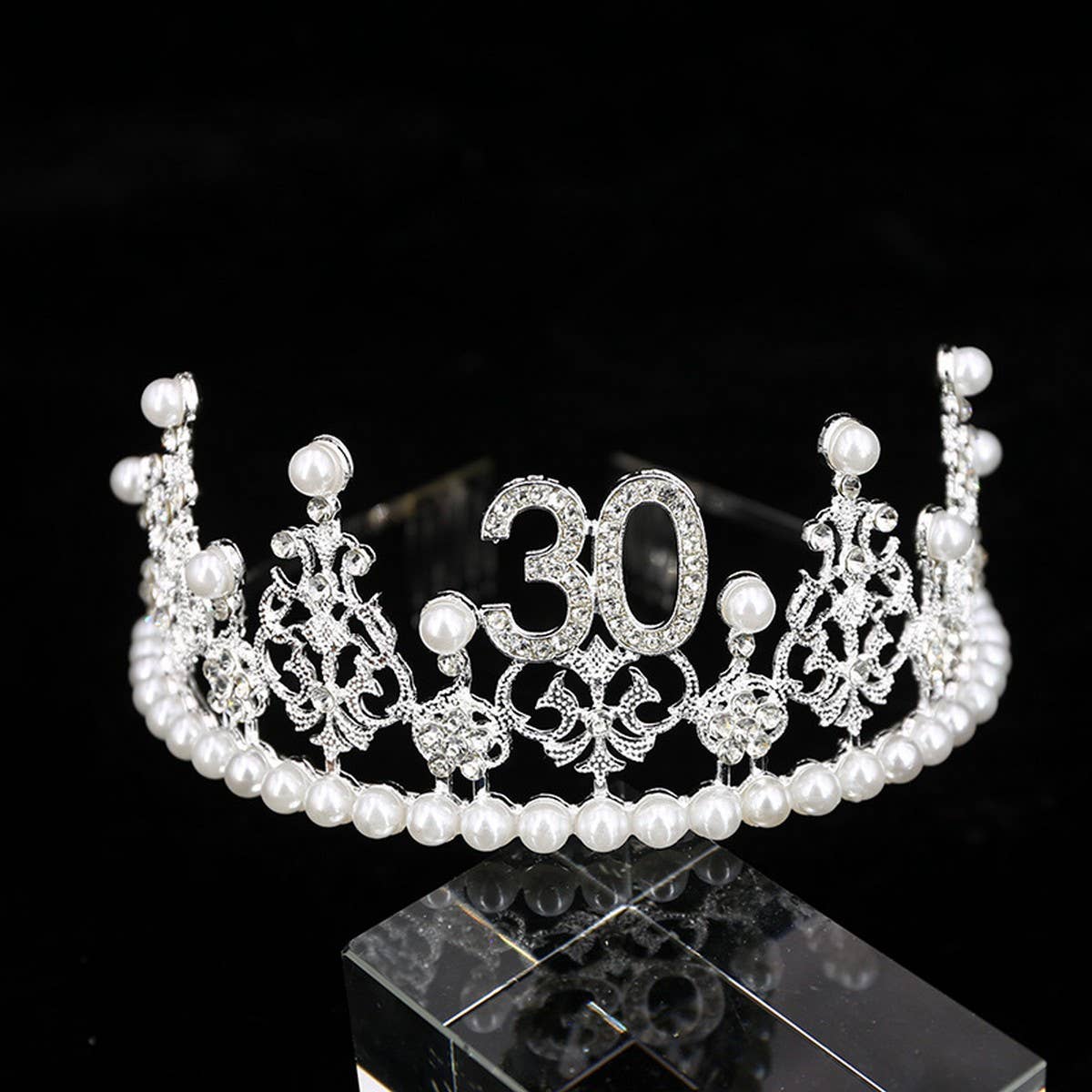 BIRTHDAY CELEBRATION WEDDING CRYSTAL HEADPIECE_CWMM2025