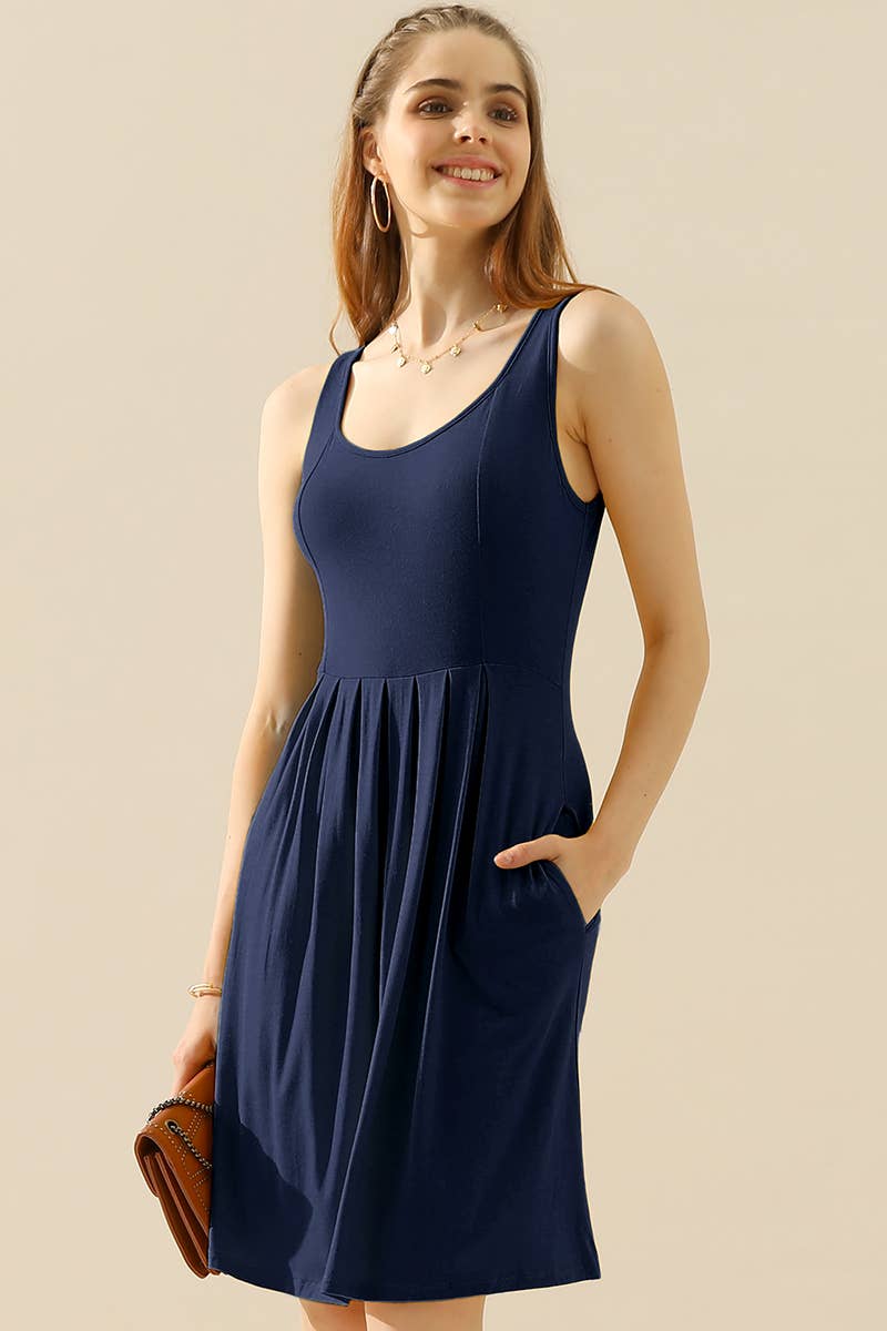 CWDSD10386-P_PLUS SIZE CASUAL SLEEVELESS PLEATED DRESSES
