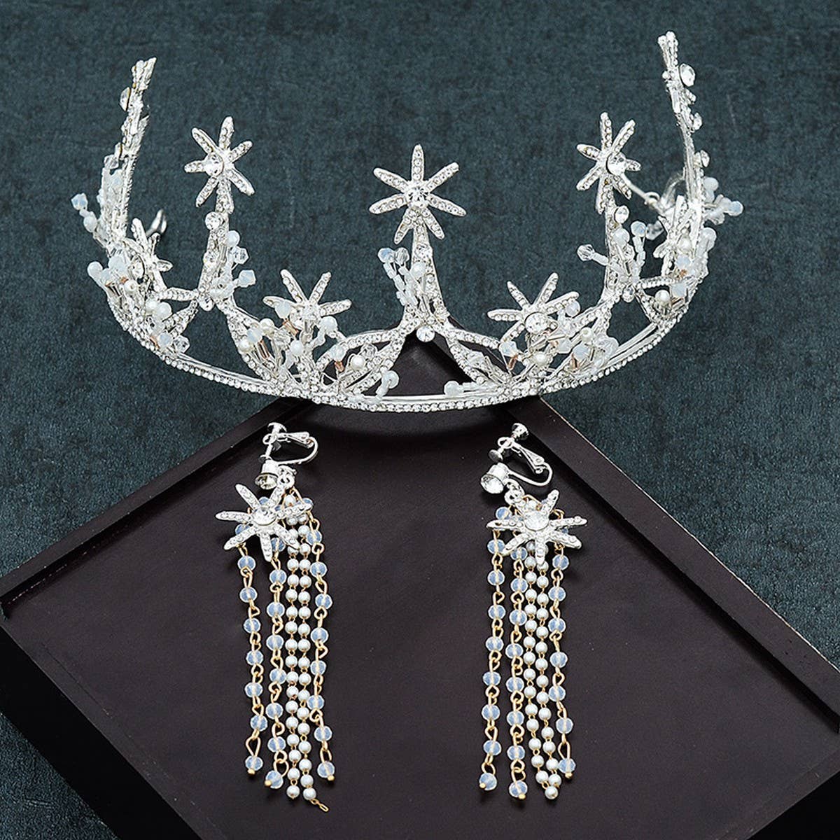 NEW BRIDAL WEDDING CRYSTAL TIARA CROWN