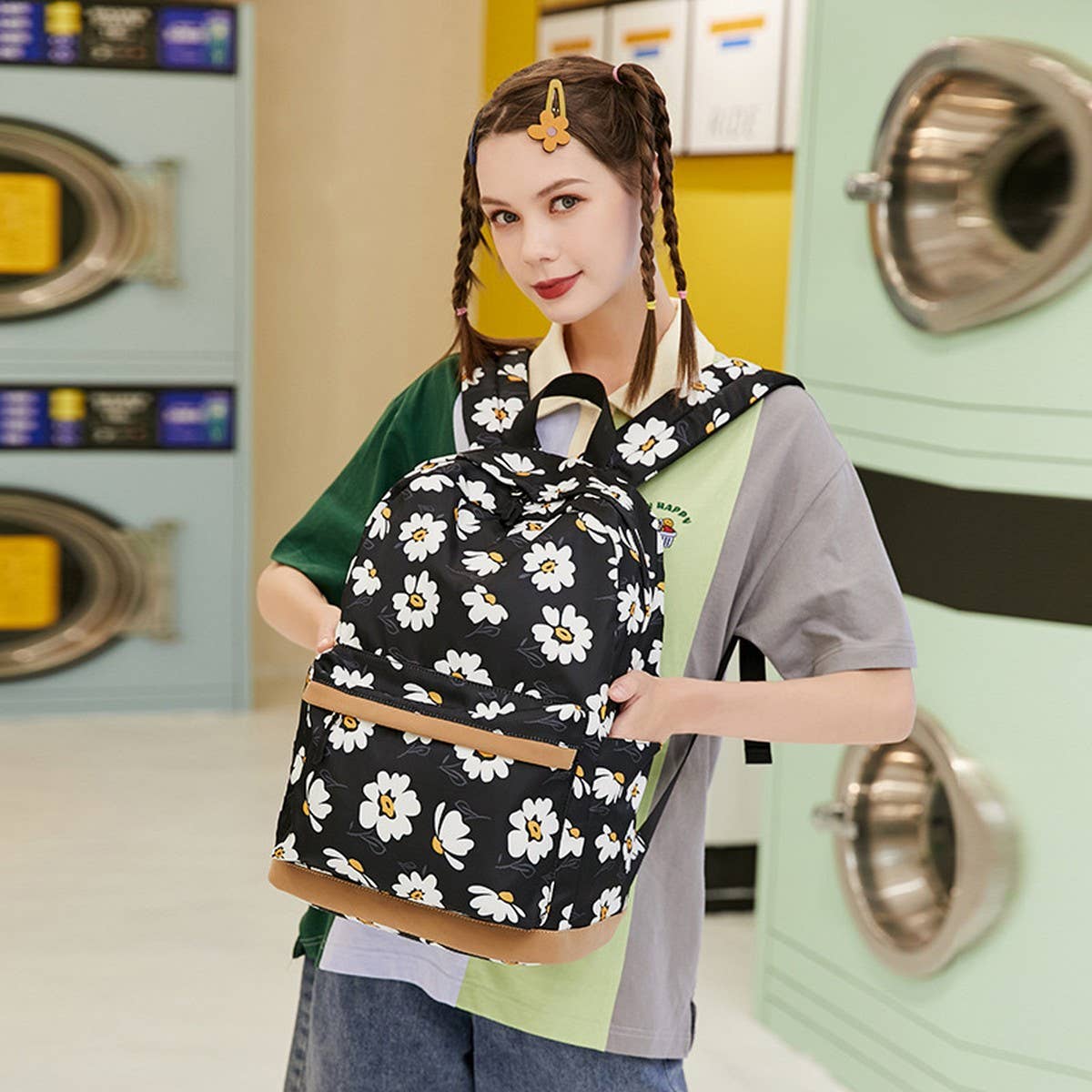 Backpacks for School, 2-Piece Sweet Floral Set_CWAB5463