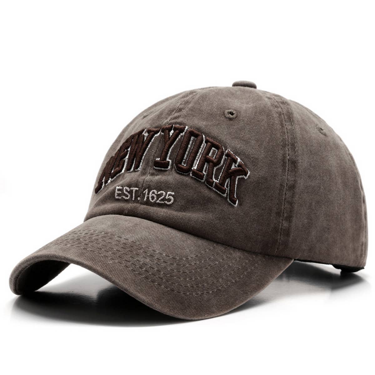 CWAH3229_NEWYORK COWBOY BASEBALL HAT WITH LETTERS
