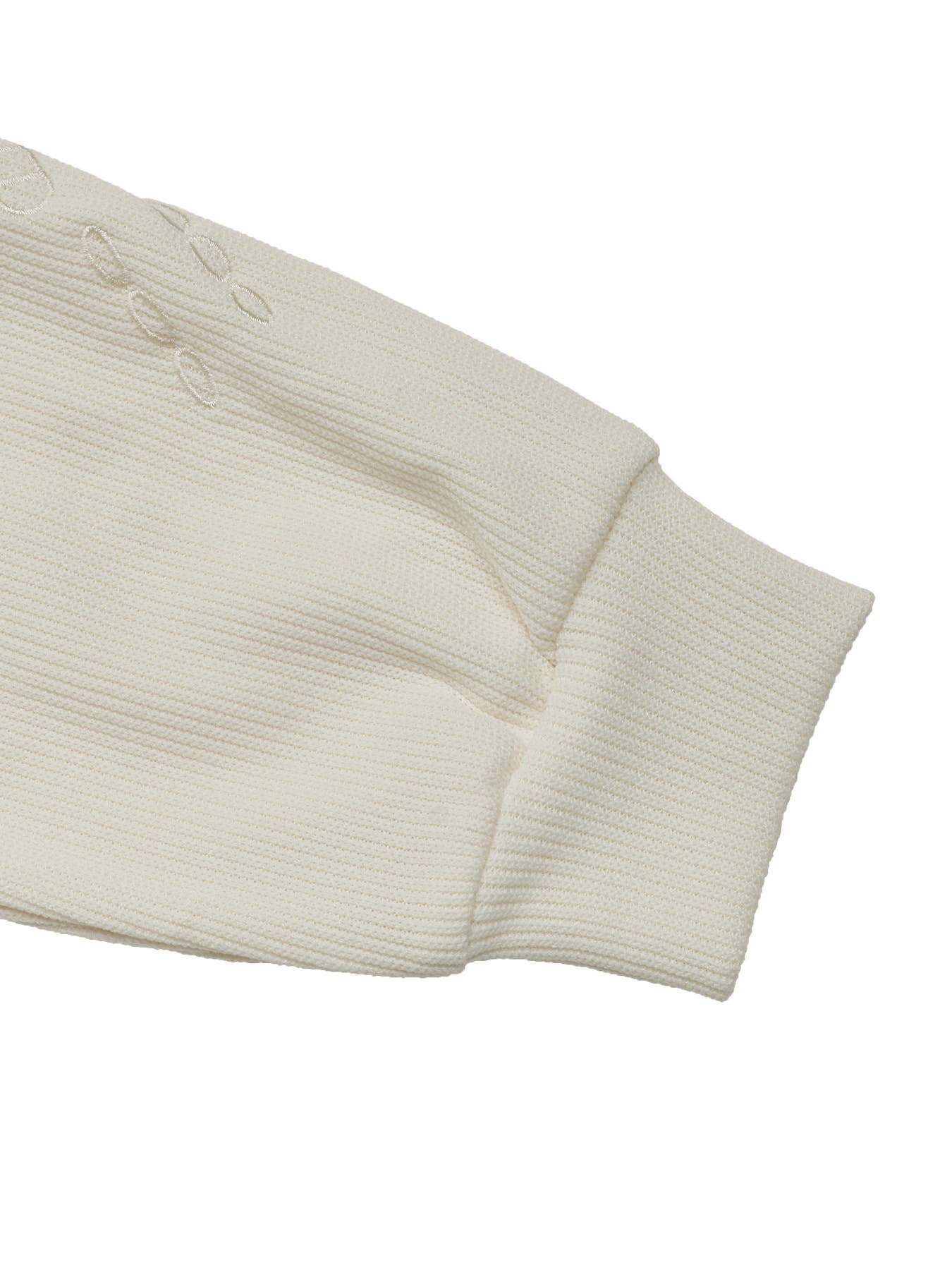 Textured embroidered patchwork top