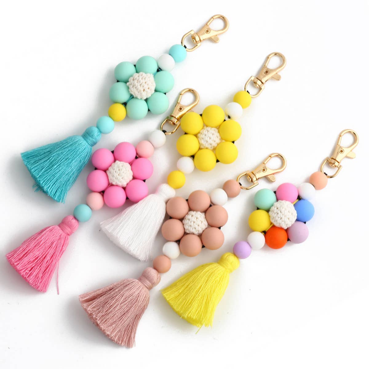 NEW ARRIVAL BEADED PENDANT TASSEL KEYCHAIN
