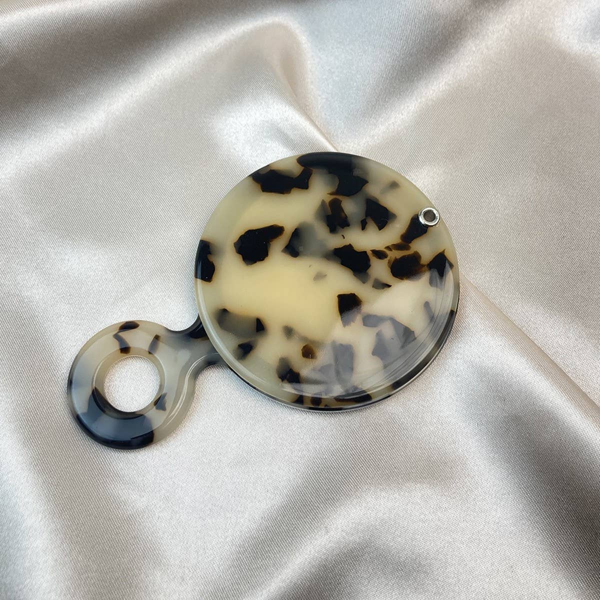 Portable Compact Round Mirror for Purse Travel_CWMM6370