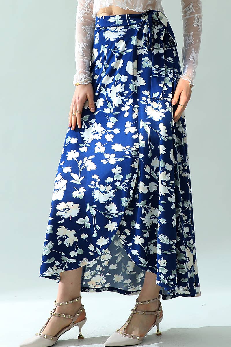CWBLS117-P_High Waisted Maxi Wrap Skirts with Slit
