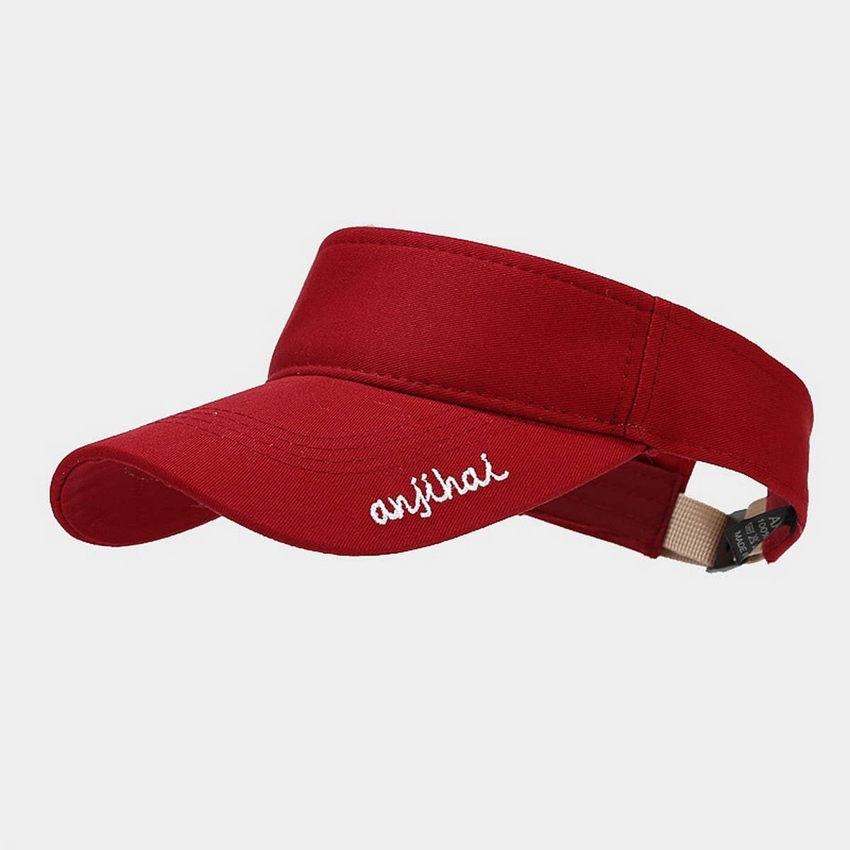 Embroidered Hip-Hop Visor Hat -Baseball Cap_CWAH3293