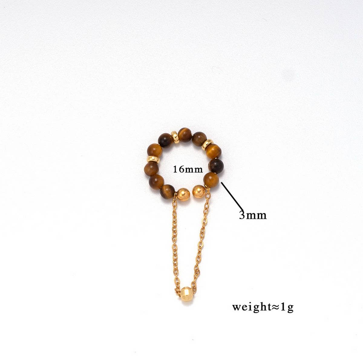 Natural Stone Ear Cuff for Non-Pierced Ears