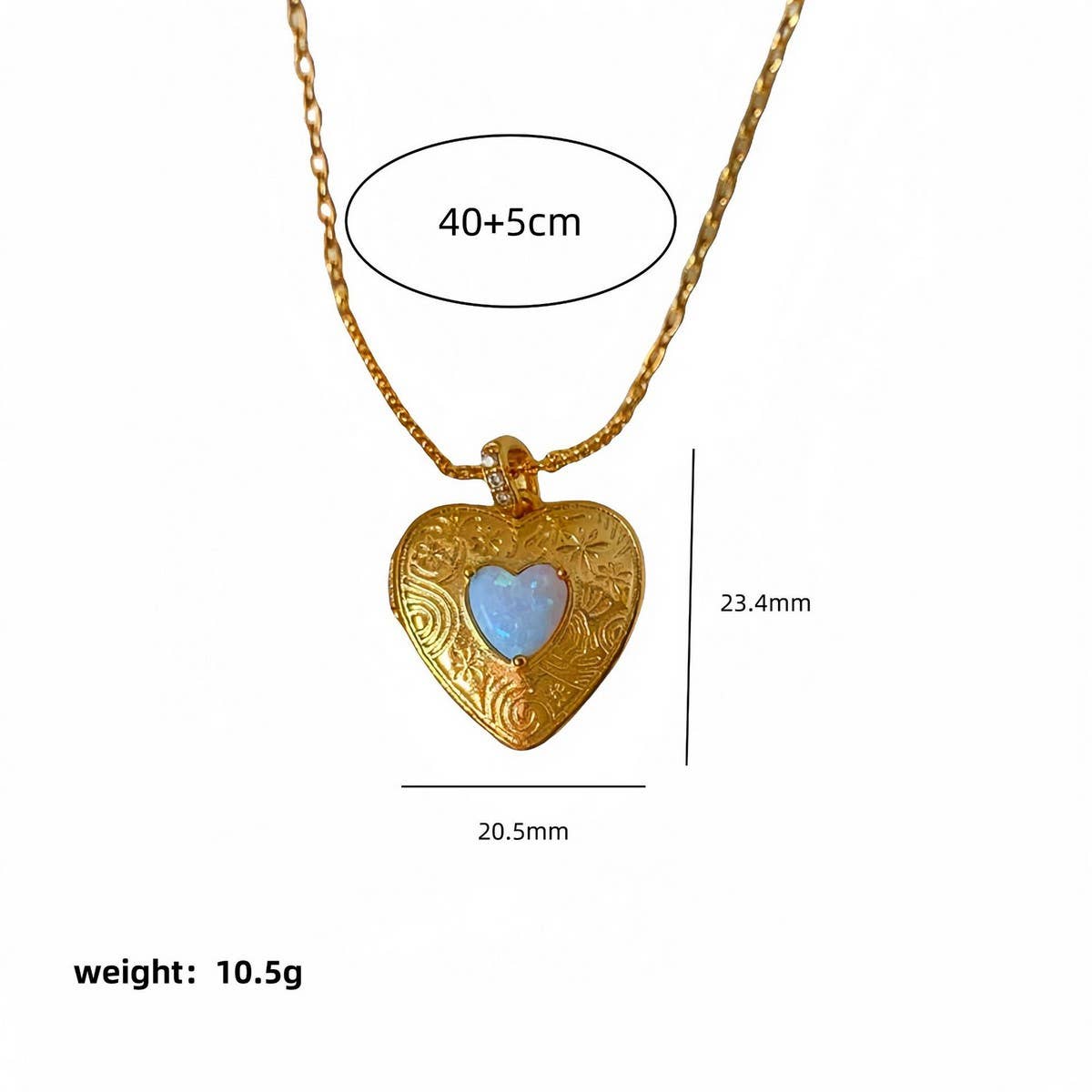 Design Love Locket Pendant Necklace