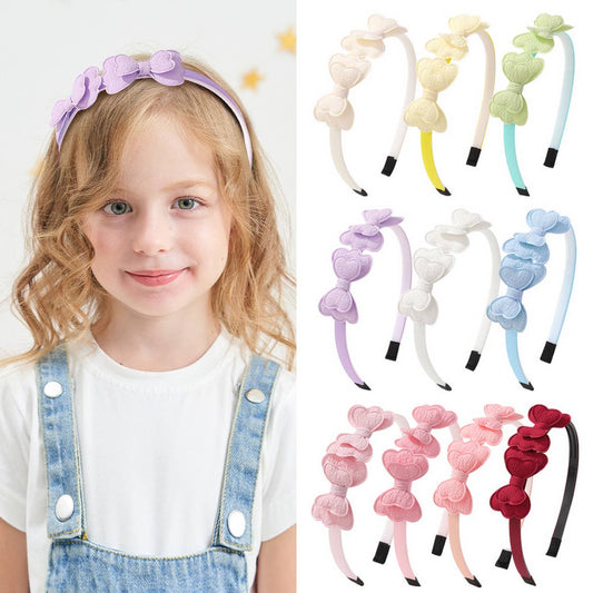 CHILDREN'S DOUBLE LAYER BUTTERFLY HEADBAND