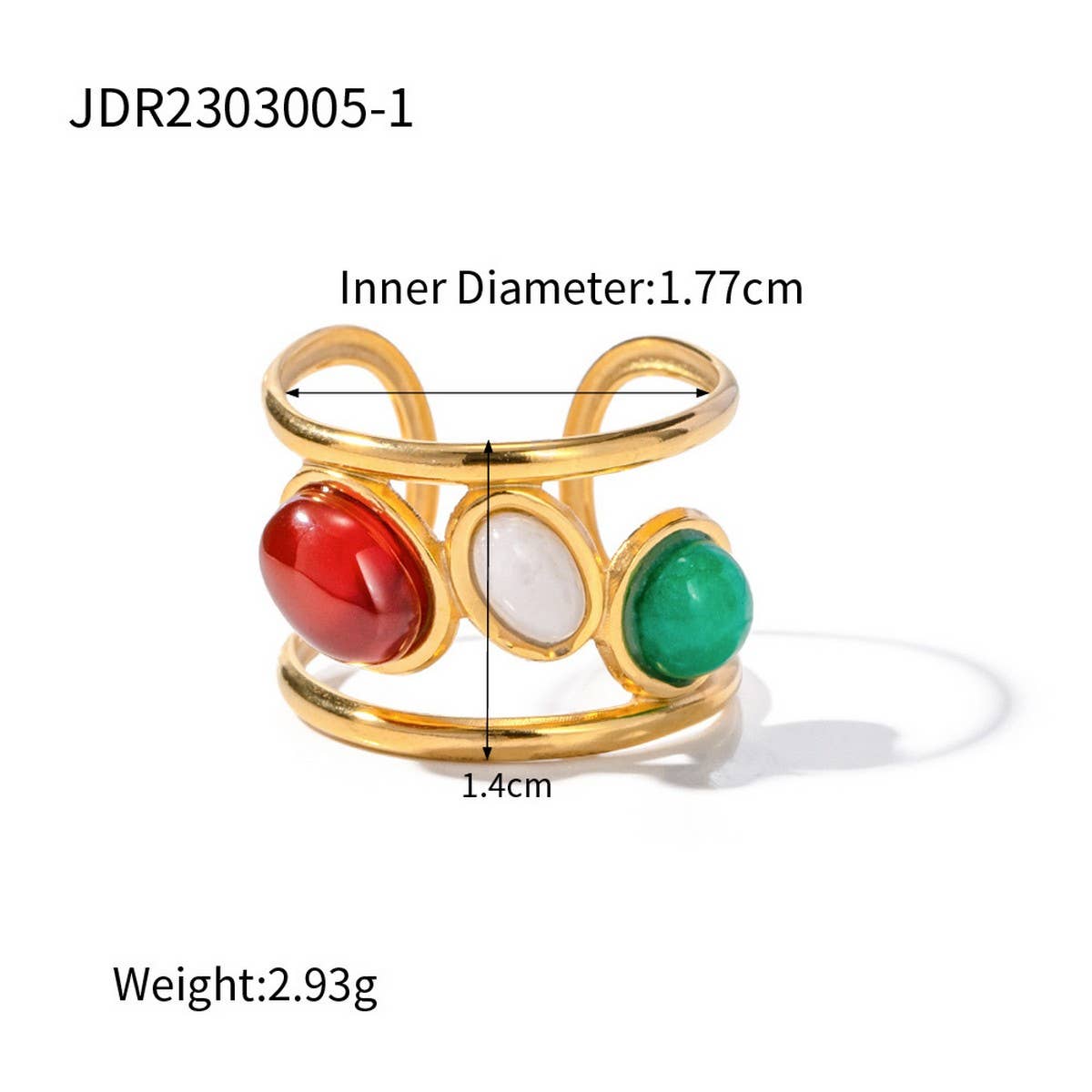 LIGHT LUXURY NICHE MORANDI COLOR RING