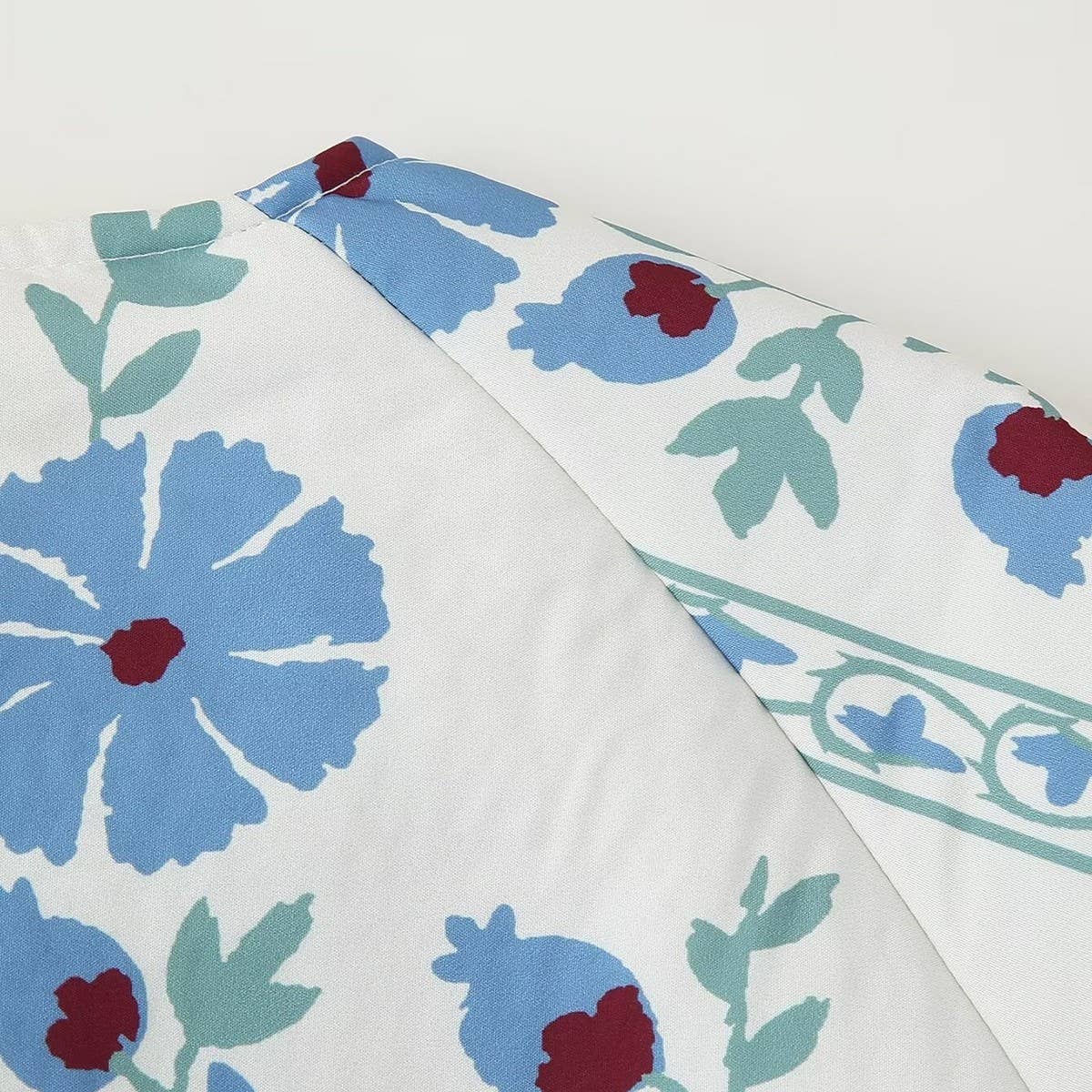 BOW-DECORATED ROUND-NECK CASUAL QUILTED JACKET_CWOJA1556