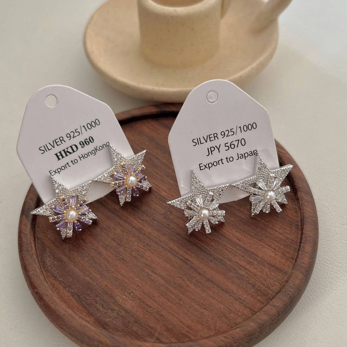 TRENDY FIVE-POINTED STAR EARRINGS