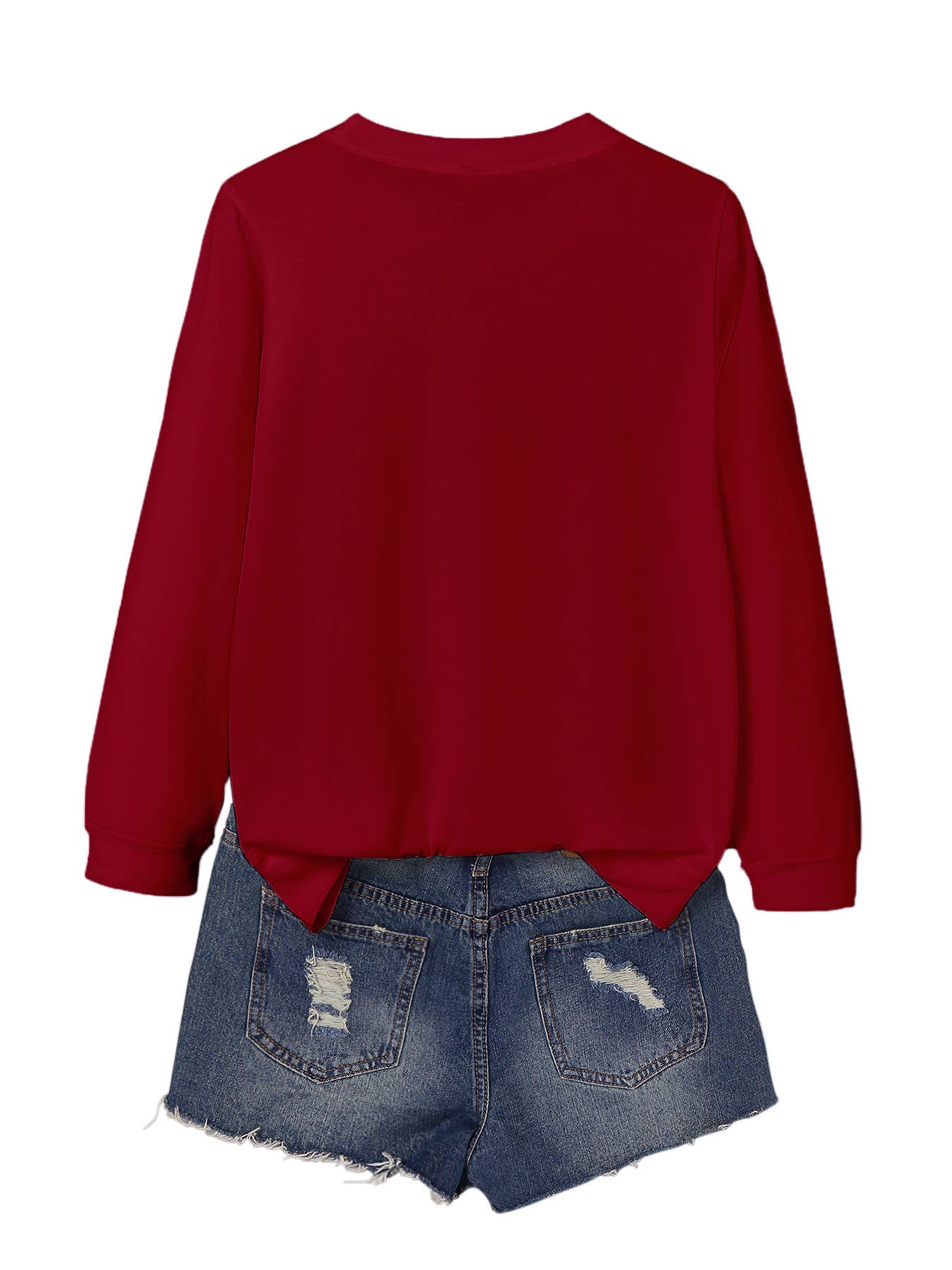 SOLID COLOR CASUAL CREWNECK COMFORTABLE T-SHIRT