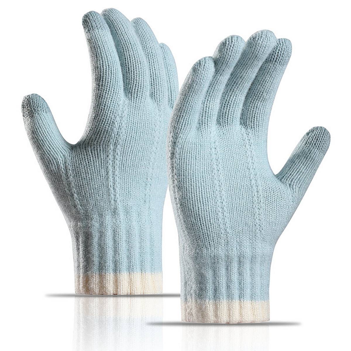 Women??¢s Winter Knit Gloves Touchscreen Full Finger_CWAG0523