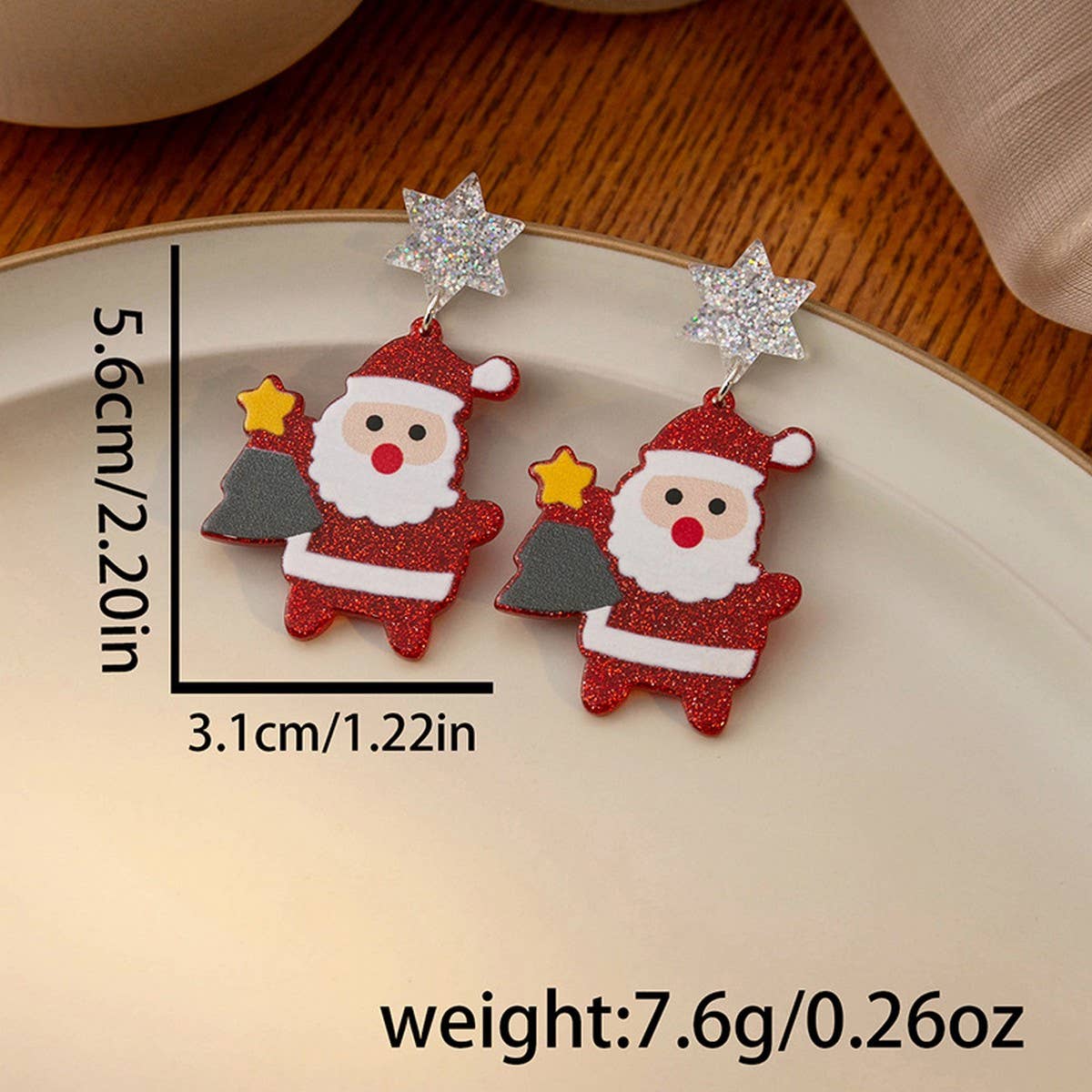 CHRISTMAS SIMPLE AND VERSATILE CARTOON EARRINGS