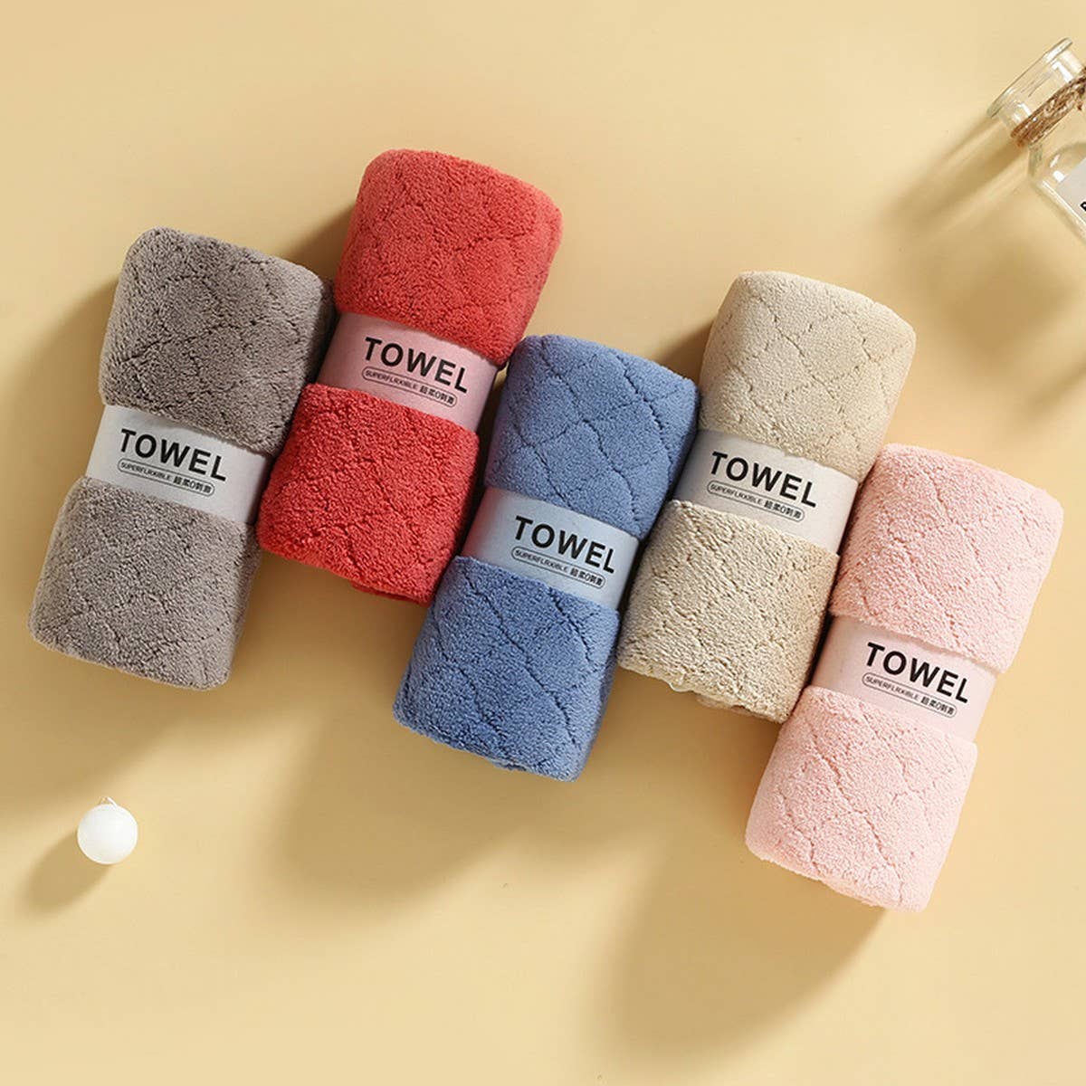 SOFT ABSORBENT CORAL FLEECE FACE TOWEL_CWASC1635