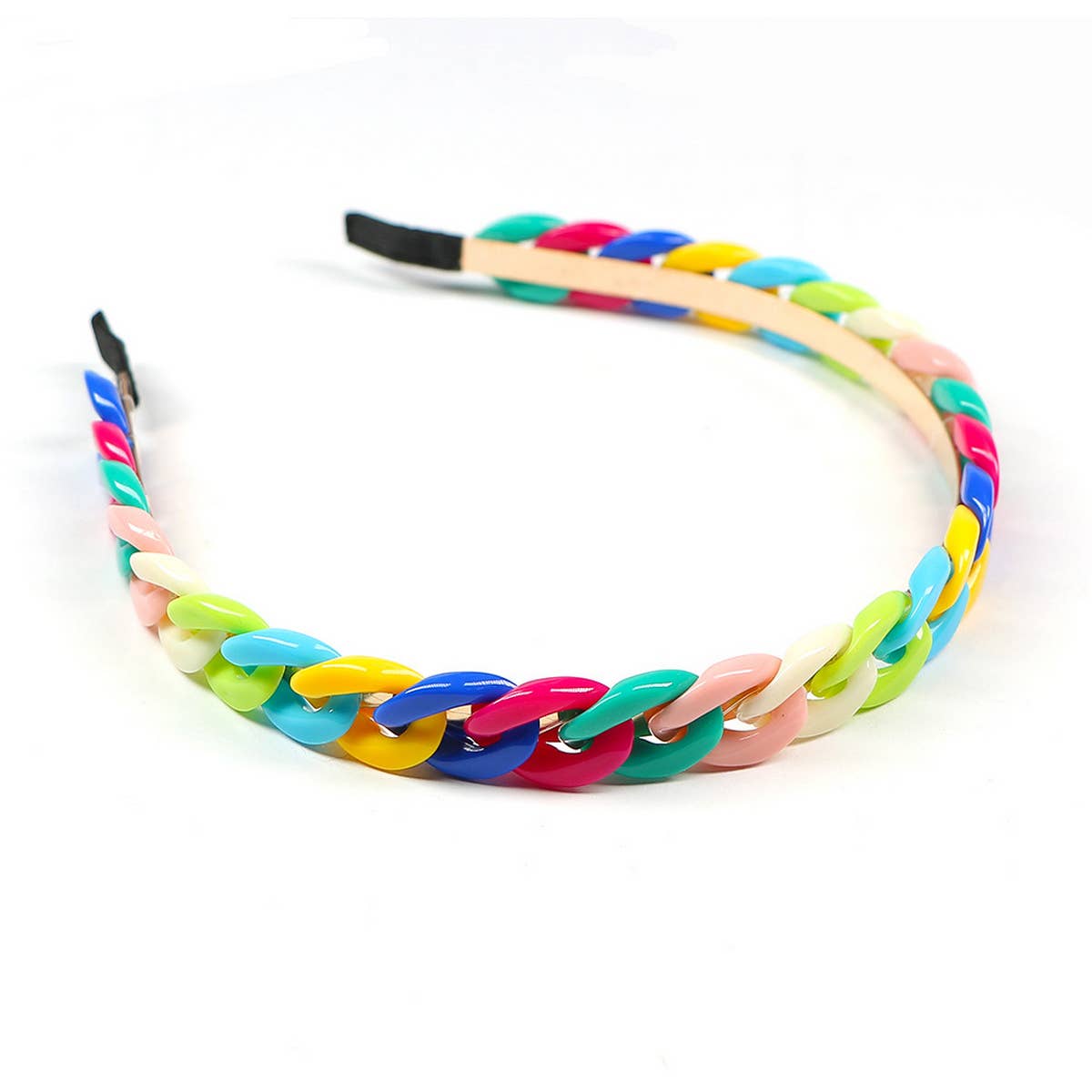 NEW COLOR MIXED COLOR CHAIN HEADBAND_CWAHA0975