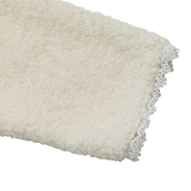 Lace lace patchwork single-breasted cardigan