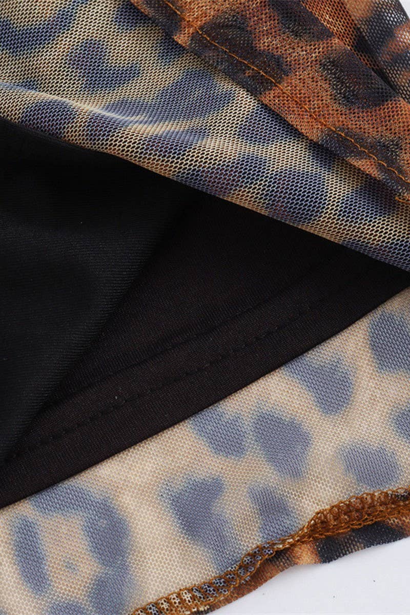 CWDHL0634_SEXY BACKLESS HALTER NECK LEOPARD PRINT DRESS