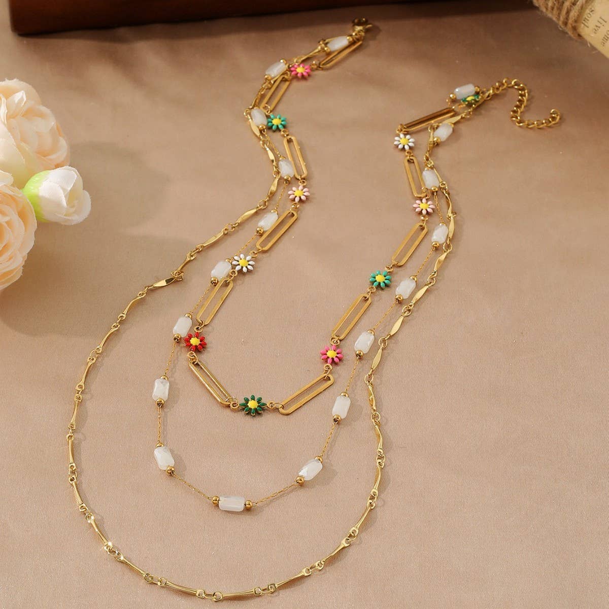 FASHIONABLE TASSEL Y-CHAIN MULTI-LAYER NECKLACE