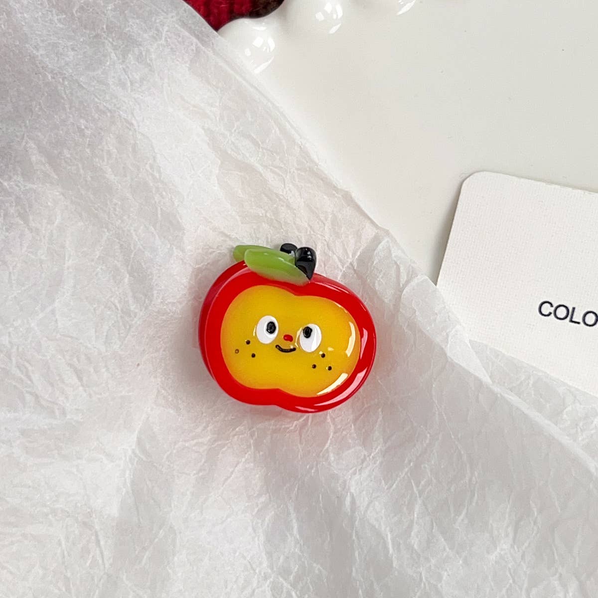 Fruit-shaped children's acetate board hair grab