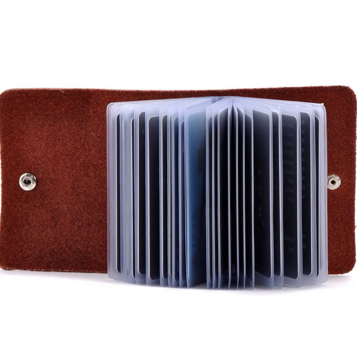 SIMPLE AND STYLISH COWHIDE BANK CARD HOLDER_CWAB3890