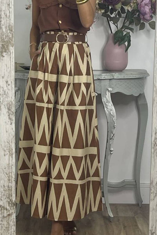 CWBLS0636_SUMMER A-LINE ELEGANT COMMUTER SKIRT