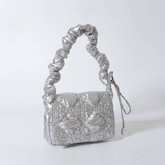 Puff Cloud Bag Quilted Flap Shoulder Crossbody_CUAB00493