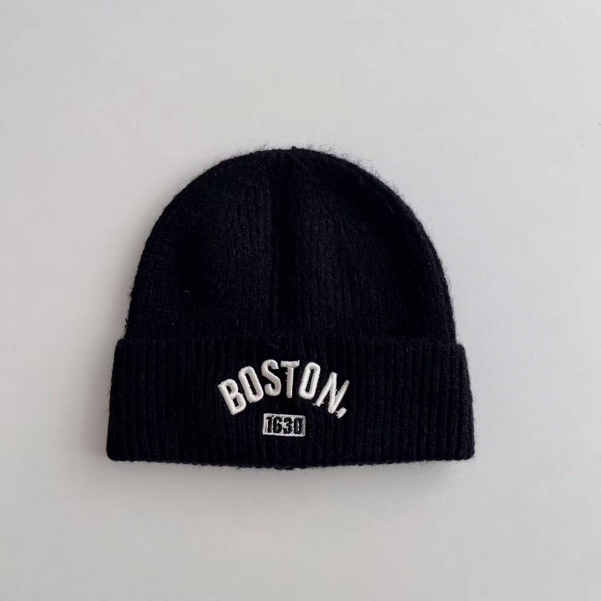 WINTER CHILDREN'S EMBROIDERED LETTER KNITTED HAT_CWAH2931