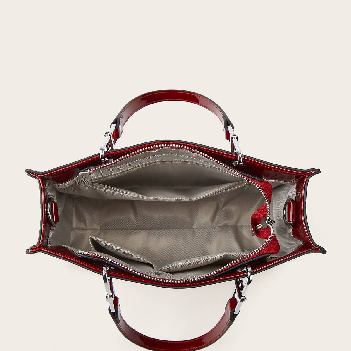 VINTAGE CROCODILE PRINT LARGE TOTE BAG_CWAB2659