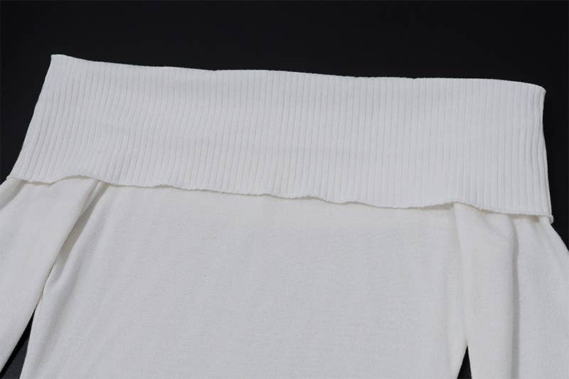 Street-style, one-shoulder, form-fitting top