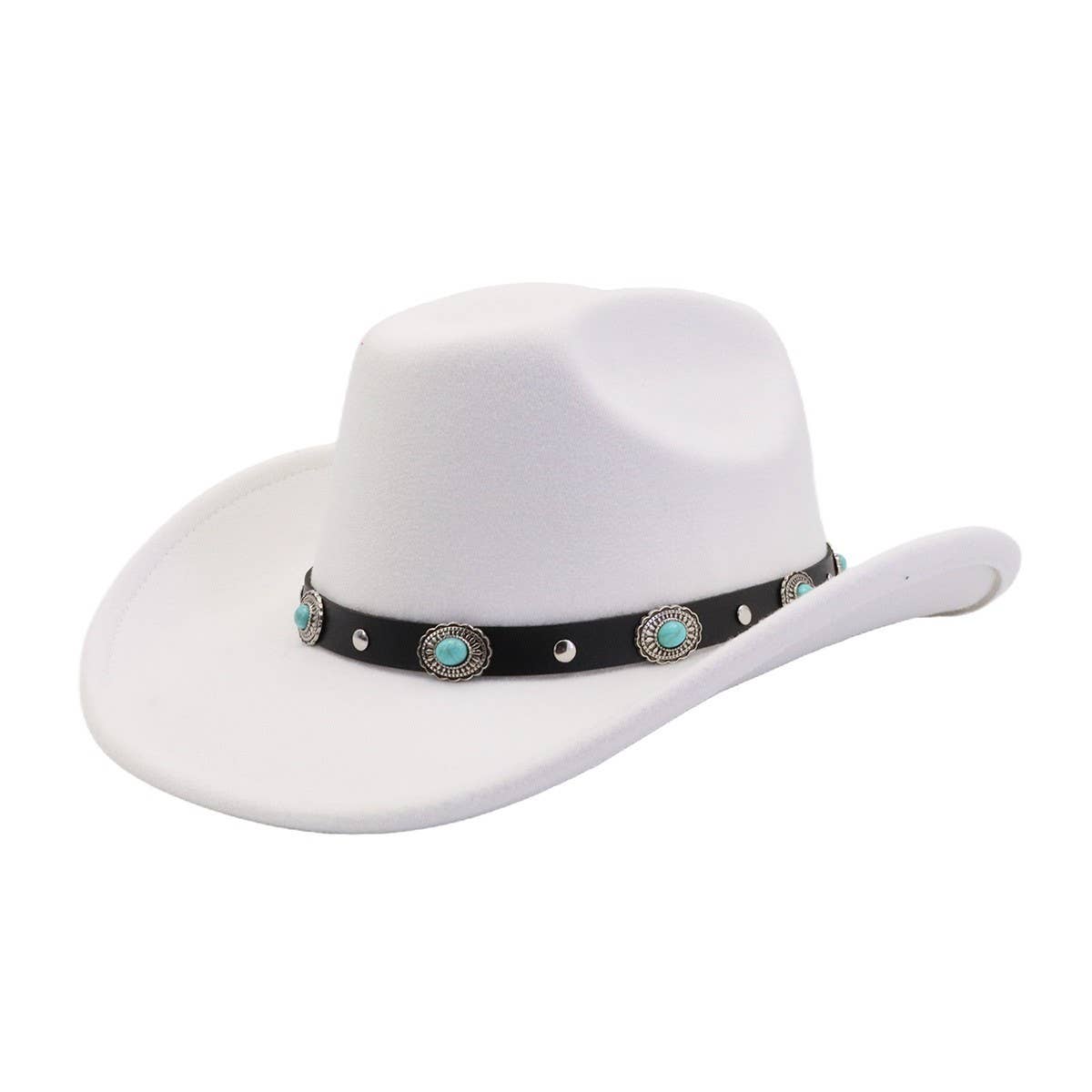 Couple¡¯s Polyester Cowboy Jazz Hat Ethnic Style_CWAH04384