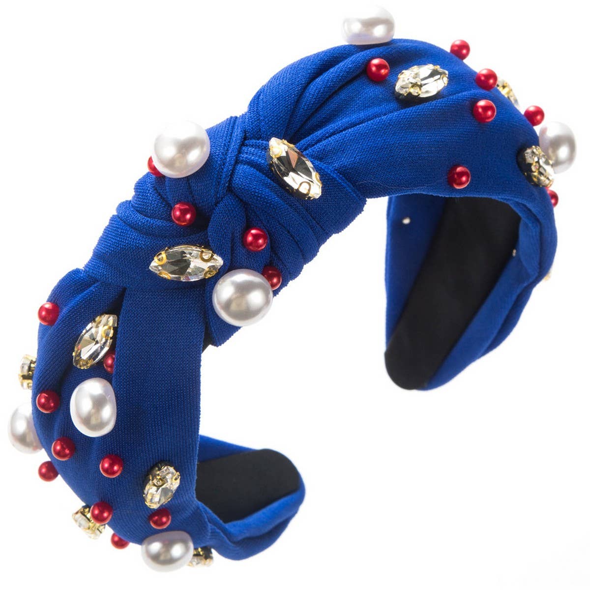 INDEPENDENCE DAY KNOTTED BEADED FASHION HEADBAND_CWAHA1262