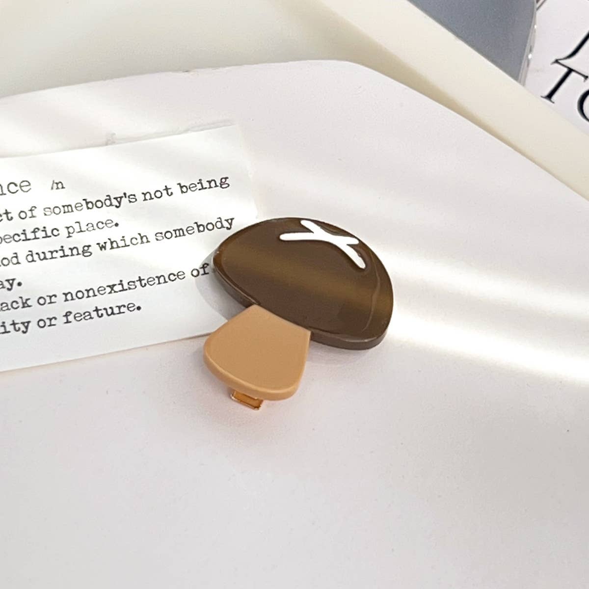 Fruit and vegetable acetic acid hair clips