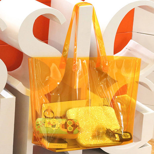 THICKENED TRANSPARENT LARGE CAPACITY HANDBAG_CWAB1451
