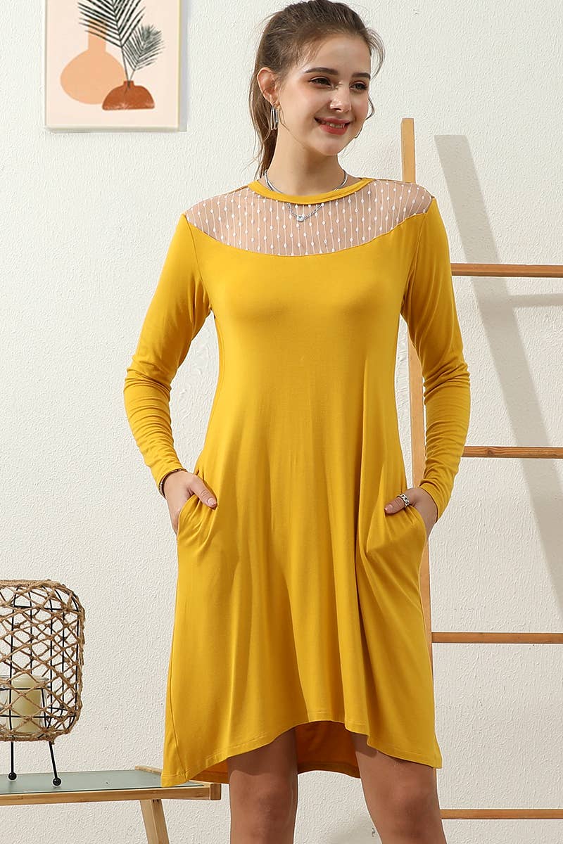 CWDMD787-P_PLUS SIZE LACED SHORT SLEEVE FLOUNCE MIDI DRESS