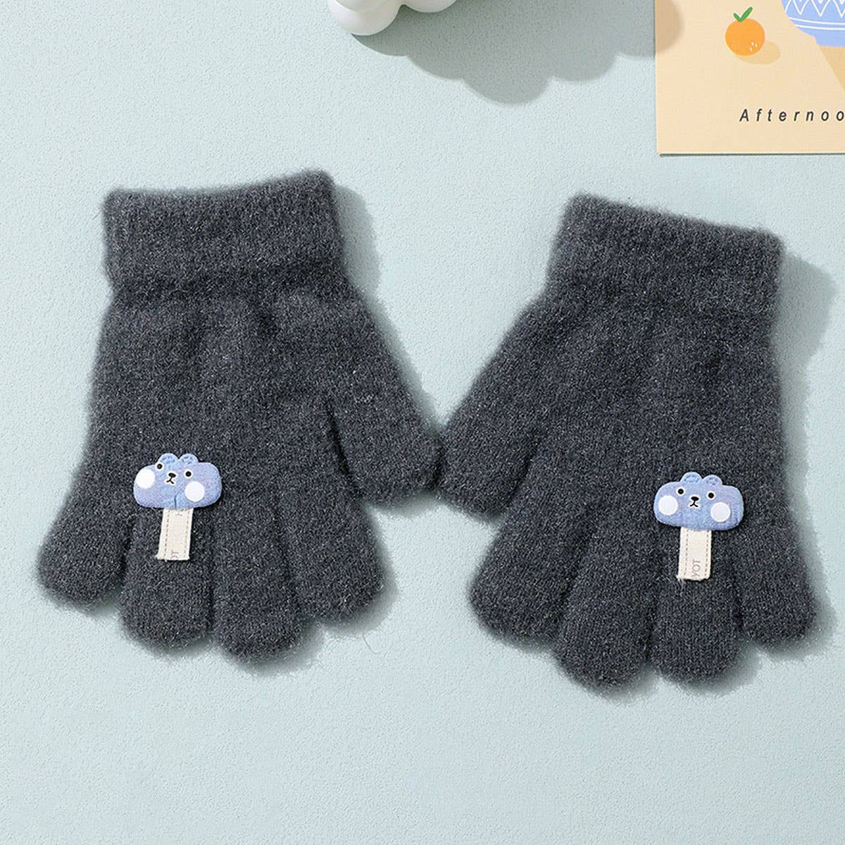 CWAG00584_KIDS WINTER WARM FULL FINGER KNIT GLOVES